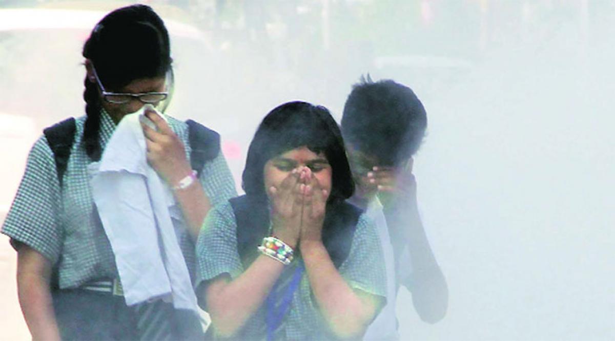 Air pollution can affect kids performance at school